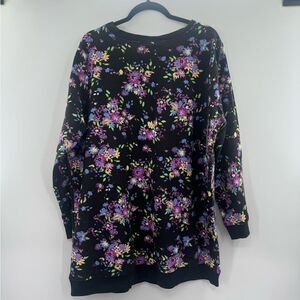 3For$20 WomanWithin Black/Purple Sweater size Large